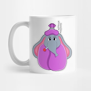 Elephant with Fever thermometer Mug